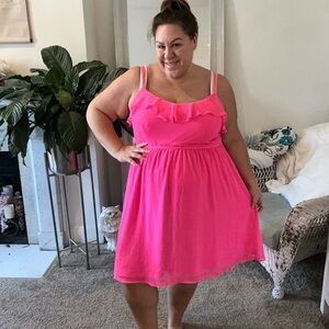 Torrid dress hot pink